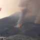 Smoke rises from the volcano on the island of Stromboli.
